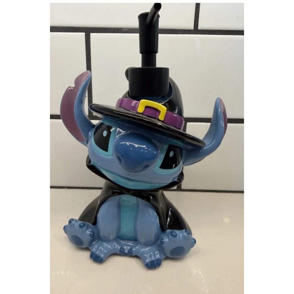 New Disney Lilo & Stitch Halloween Witch Hat Costume Soap Lotion Dispenser